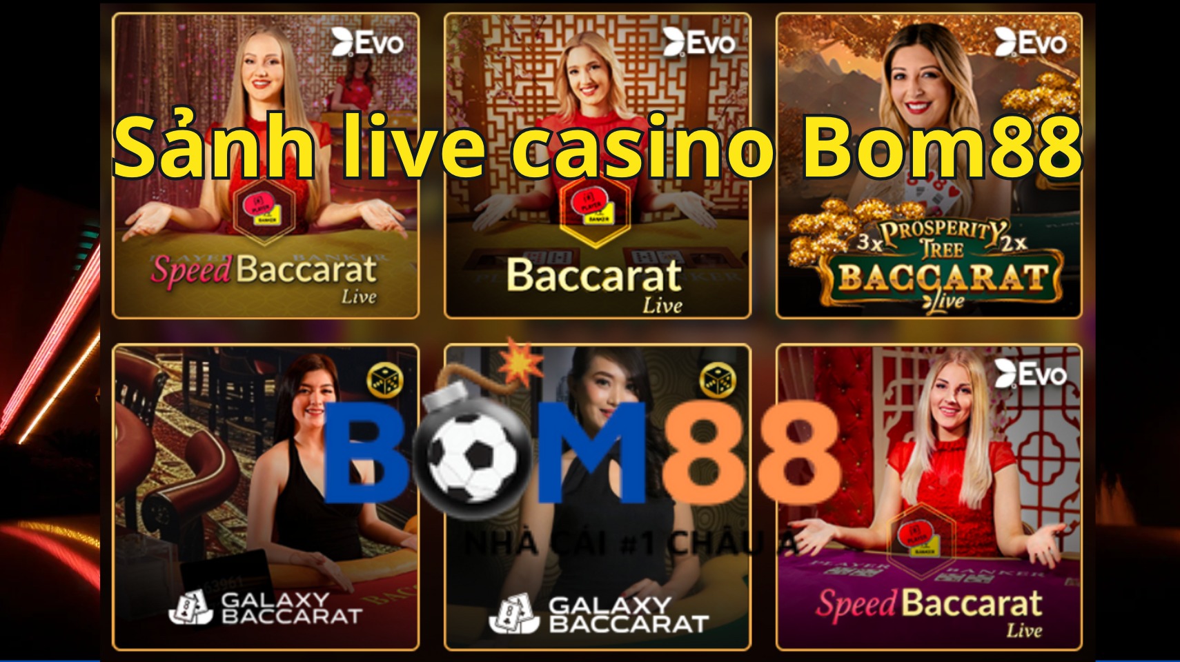 Giới thiệu chung về casino Bom88